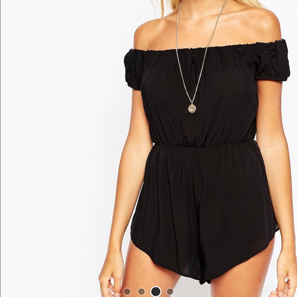 Asos off shoulder beach romper - Picture 3 of 4